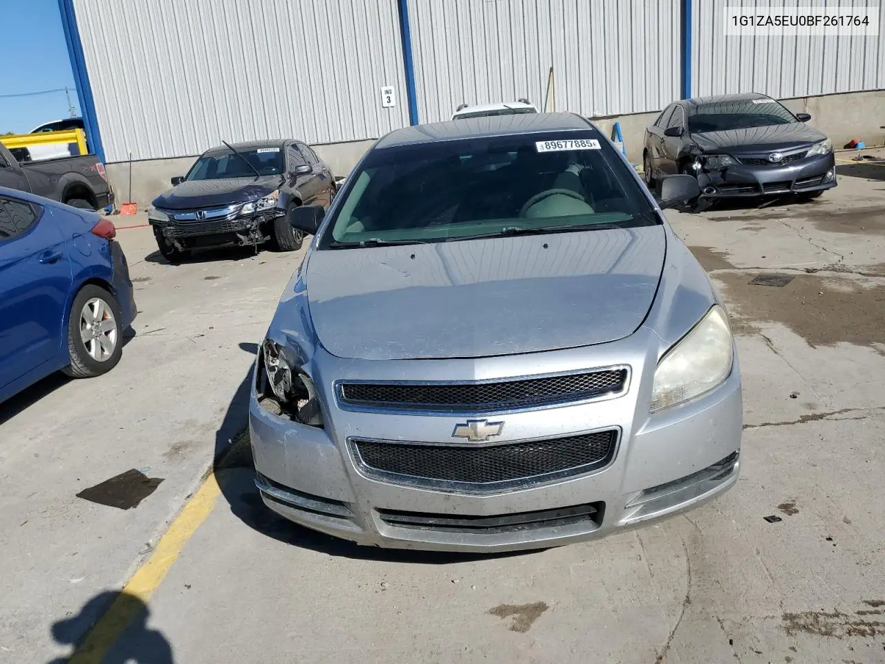1G1ZA5EU0BF261764 2011 Chevrolet Malibu Ls