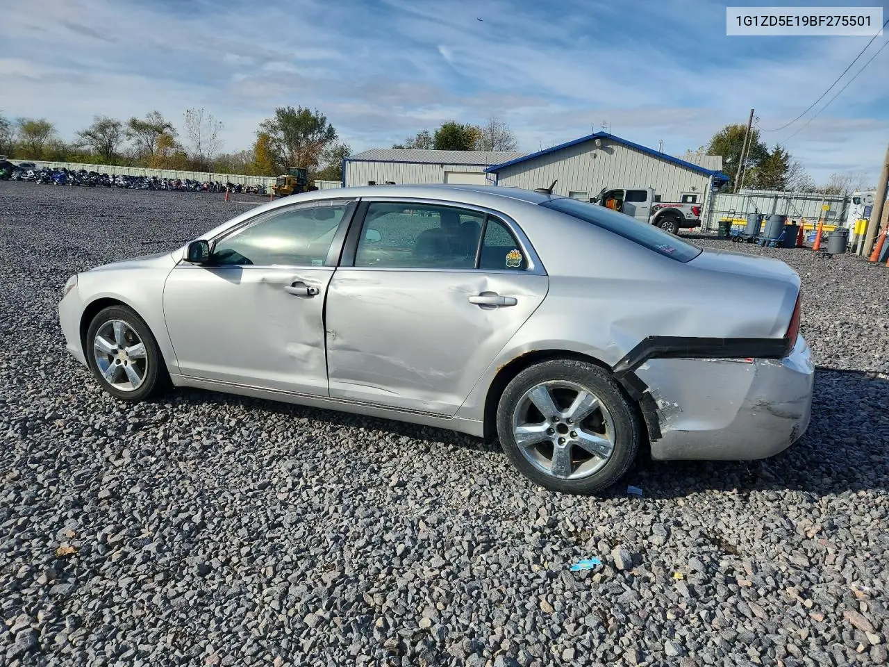 1G1ZD5E19BF275501 2011 Chevrolet Malibu 2Lt