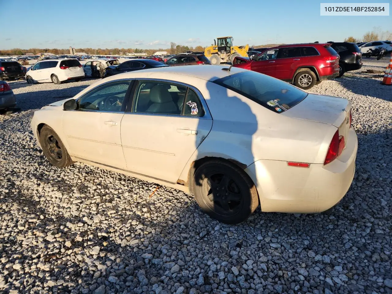 1G1ZD5E14BF252854 2011 Chevrolet Malibu 2Lt