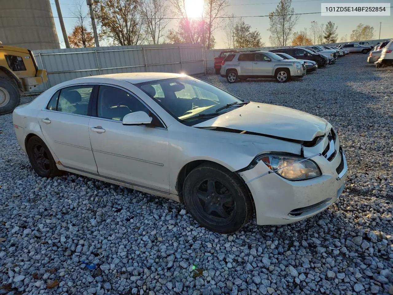1G1ZD5E14BF252854 2011 Chevrolet Malibu 2Lt