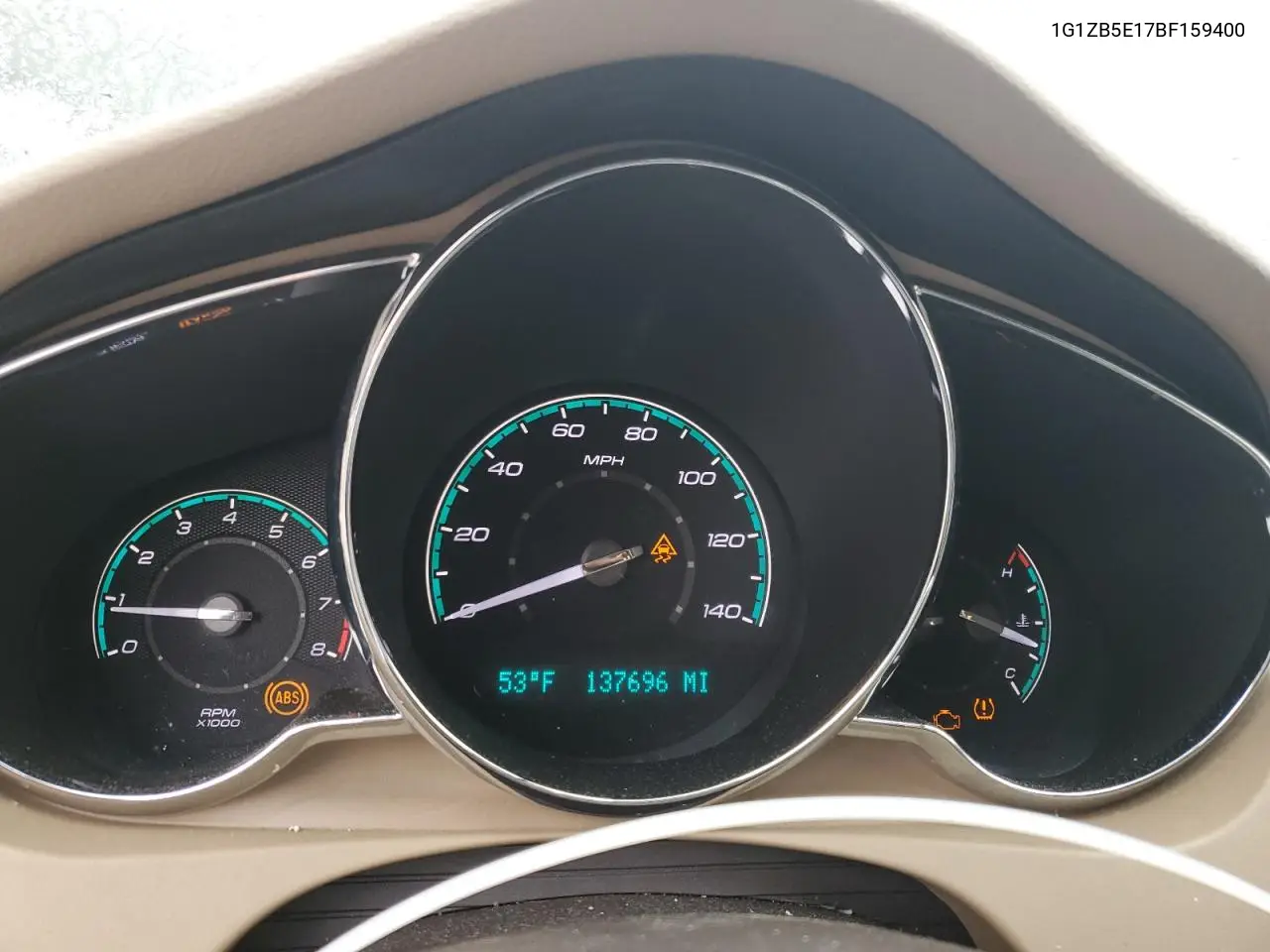 1G1ZB5E17BF159400 2011 Chevrolet Malibu Ls