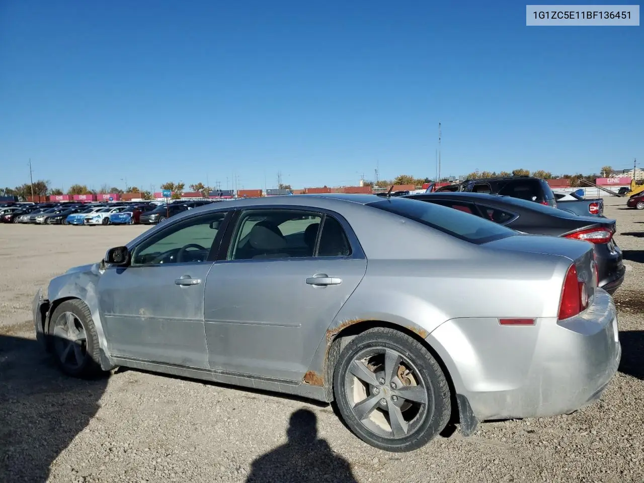 1G1ZC5E11BF136451 2011 Chevrolet Malibu 1Lt