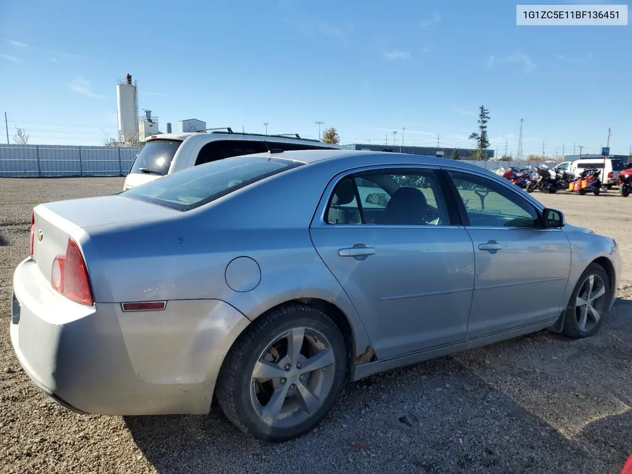 1G1ZC5E11BF136451 2011 Chevrolet Malibu 1Lt