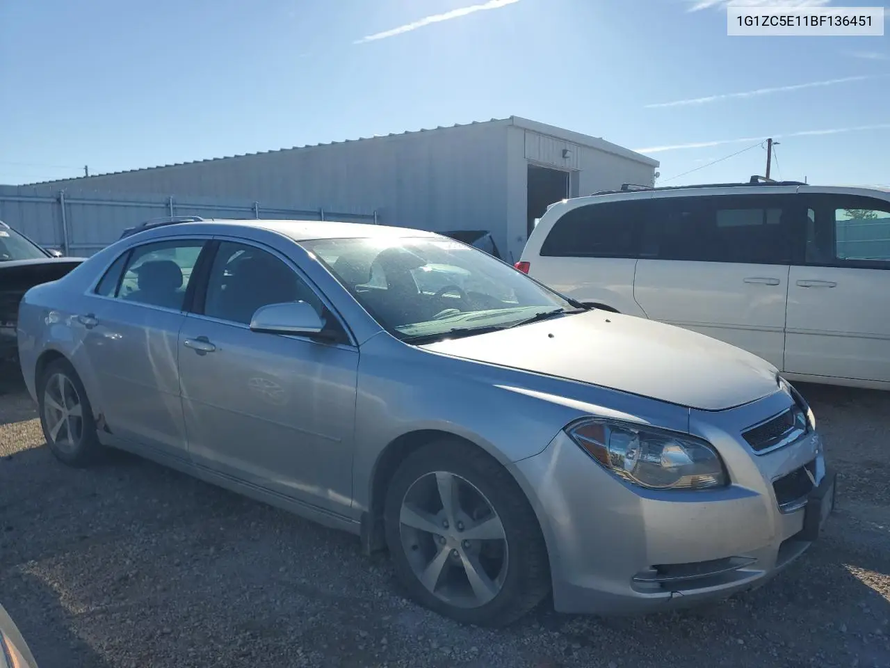 1G1ZC5E11BF136451 2011 Chevrolet Malibu 1Lt