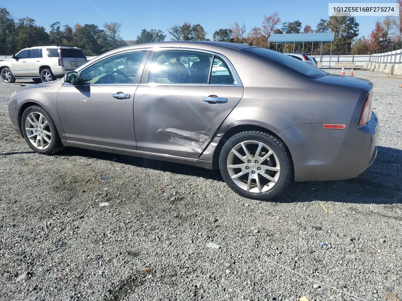 1G1ZE5E16BF275274 2011 Chevrolet Malibu Ltz
