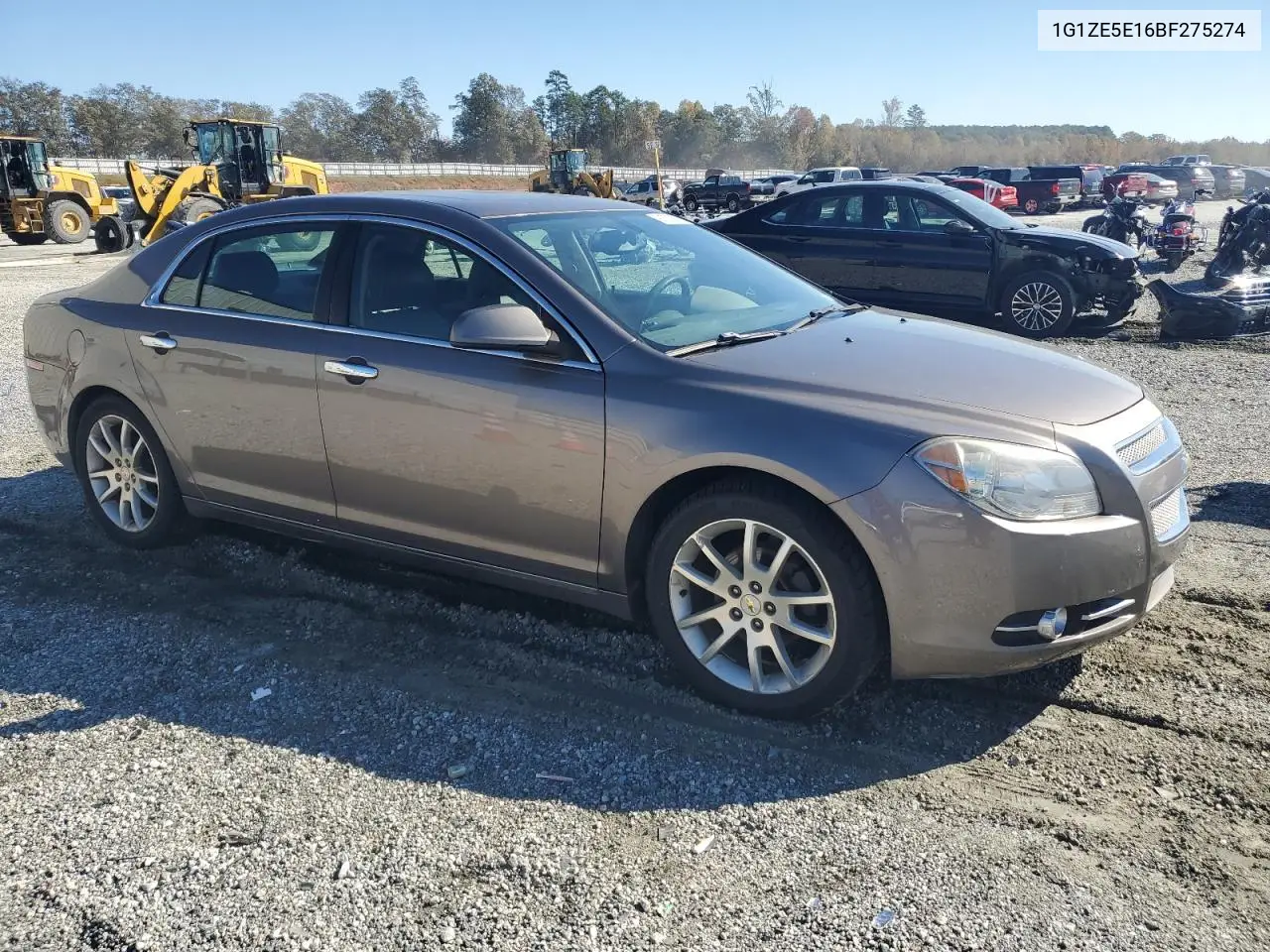 1G1ZE5E16BF275274 2011 Chevrolet Malibu Ltz