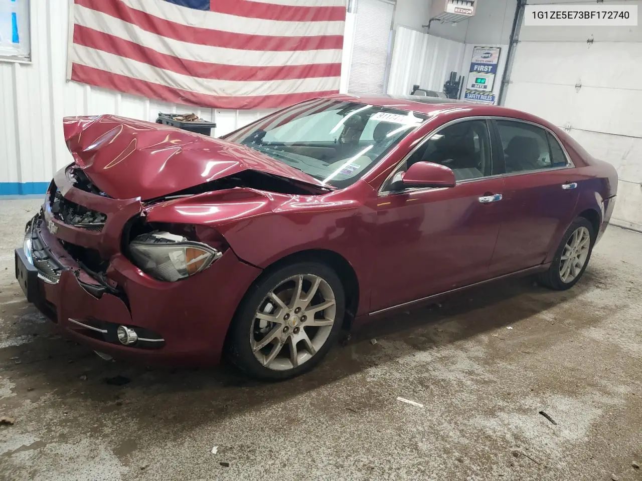 1G1ZE5E73BF172740 2011 Chevrolet Malibu Ltz