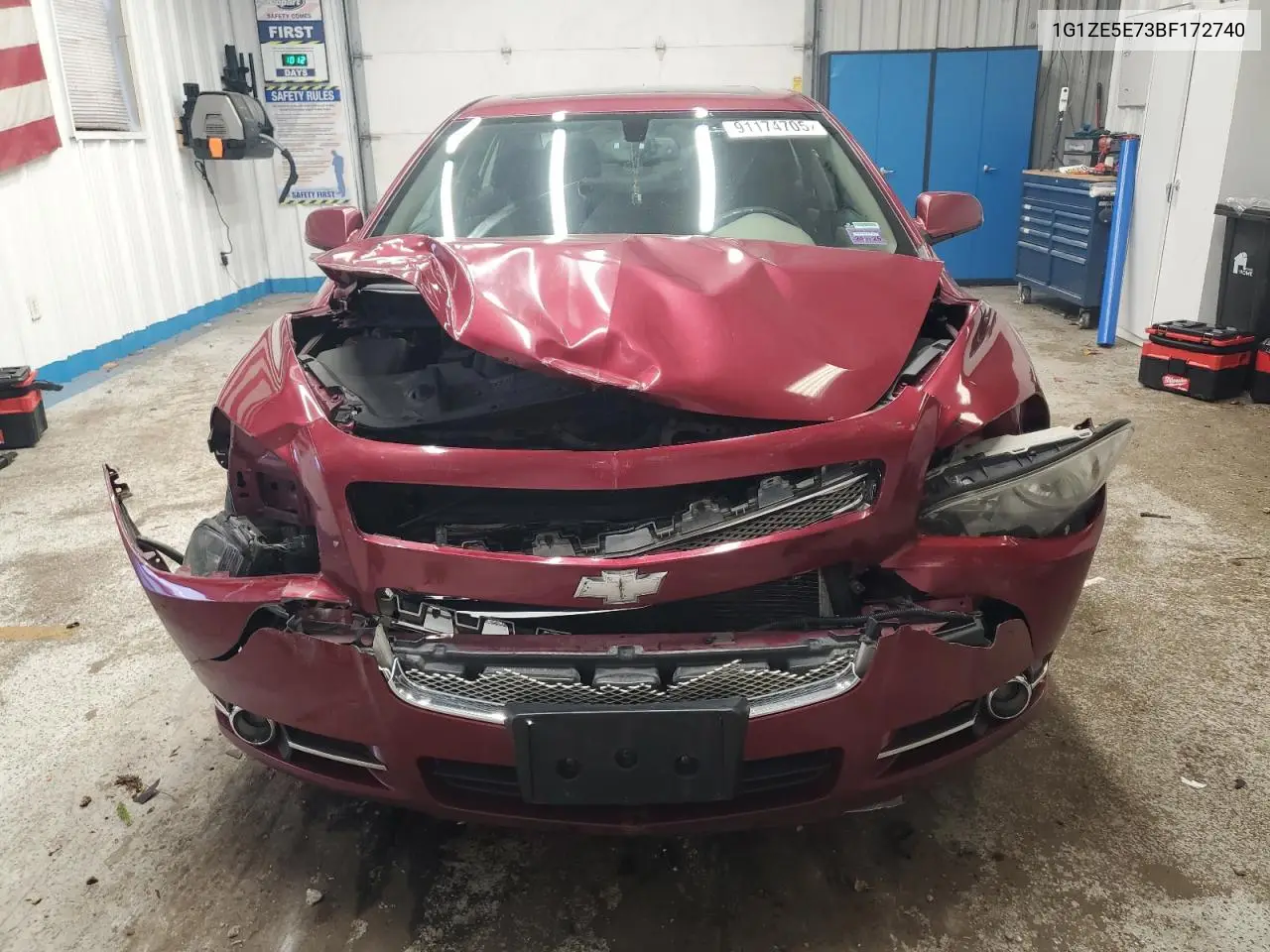 1G1ZE5E73BF172740 2011 Chevrolet Malibu Ltz