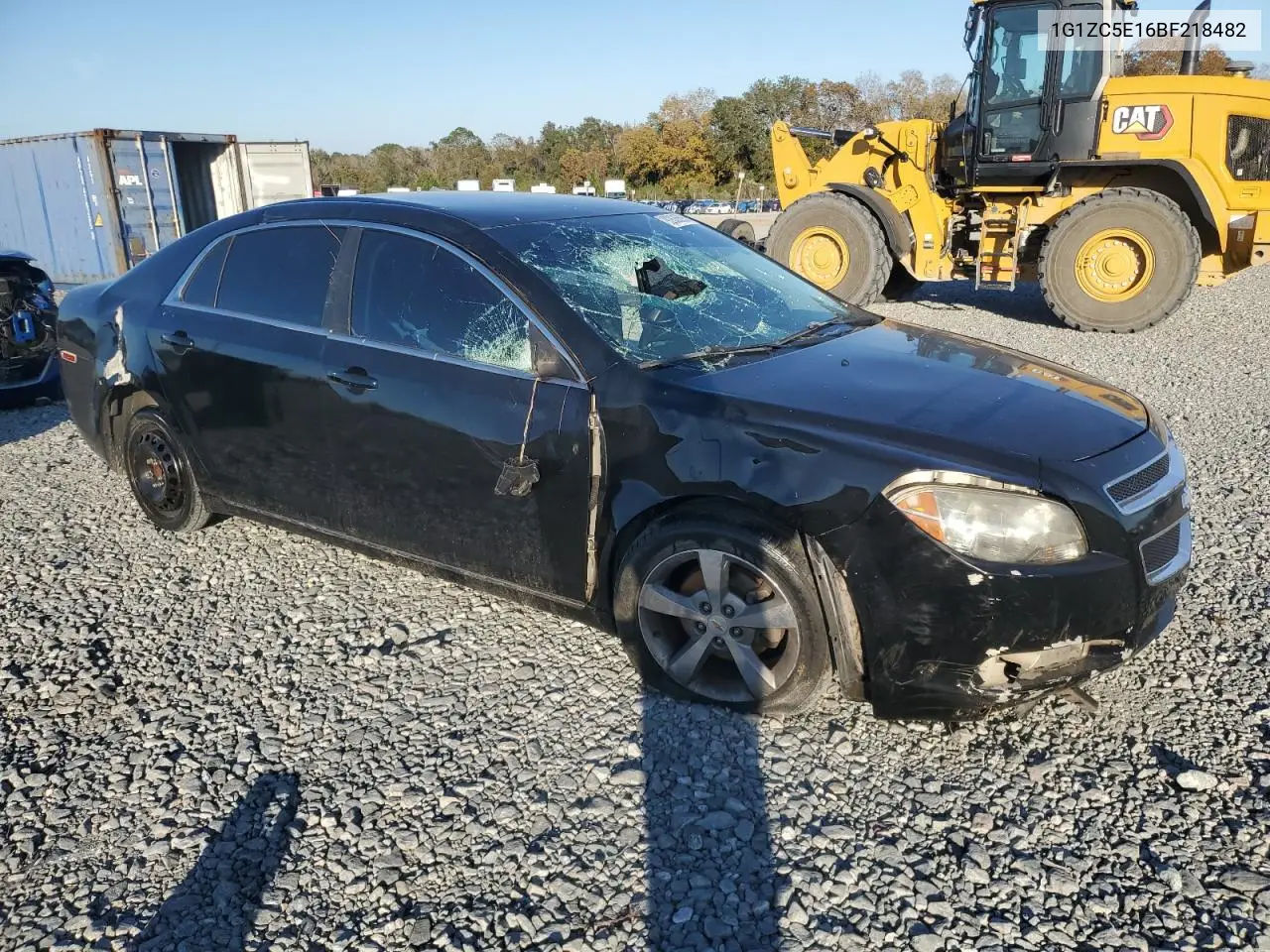 1G1ZC5E16BF218482 2011 Chevrolet Malibu 1Lt