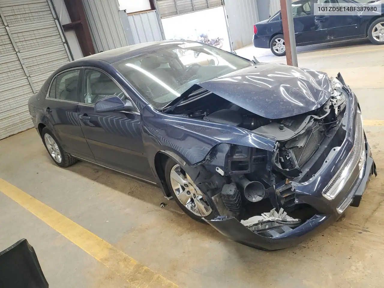 1G1ZD5E14BF387980 2011 Chevrolet Malibu 2Lt