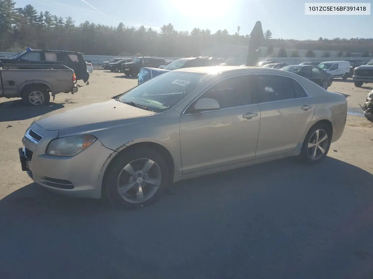 1G1ZC5E16BF391418 2011 Chevrolet Malibu 1Lt