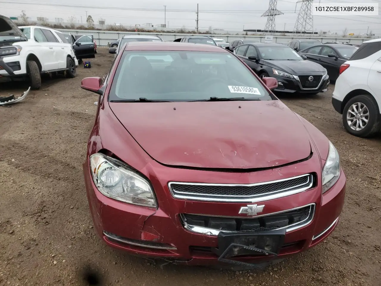 1G1ZC5E1XBF289958 2011 Chevrolet Malibu 1Lt