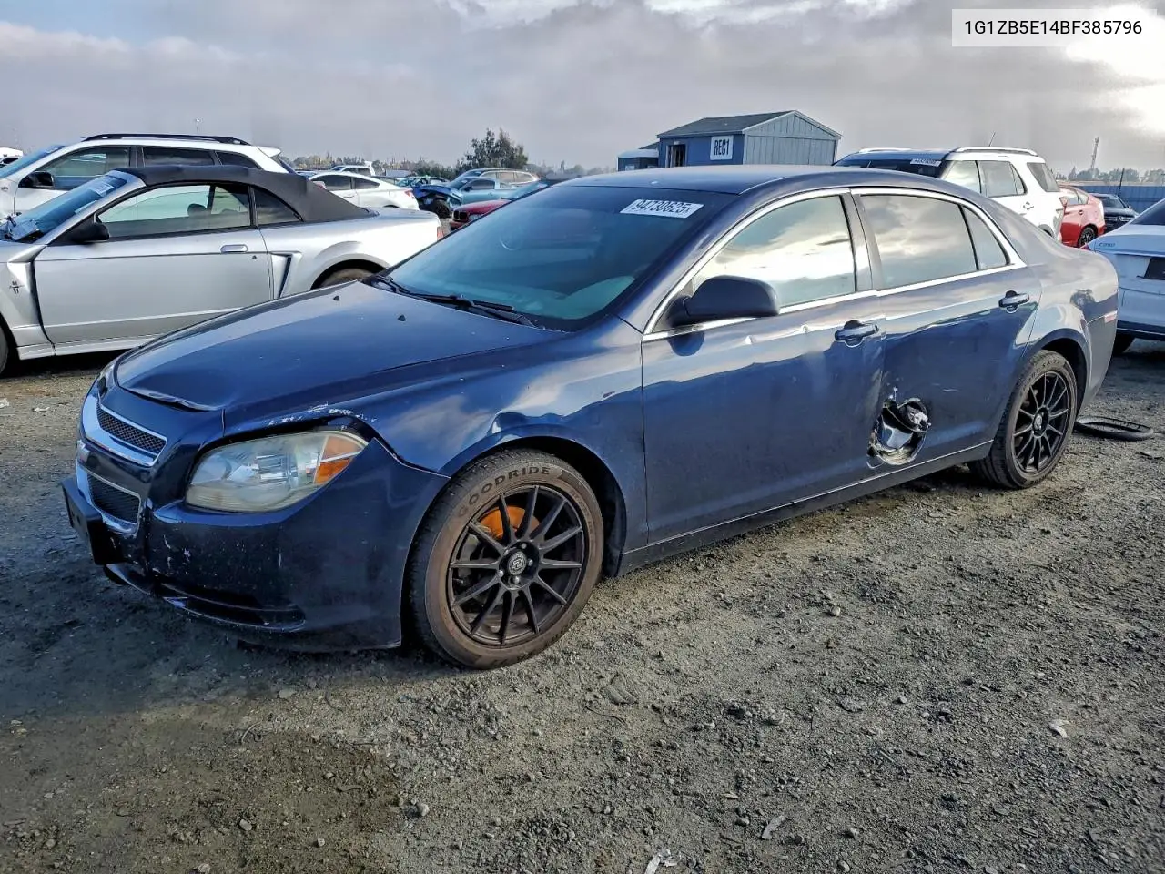 1G1ZB5E14BF385796 2011 Chevrolet Malibu Ls