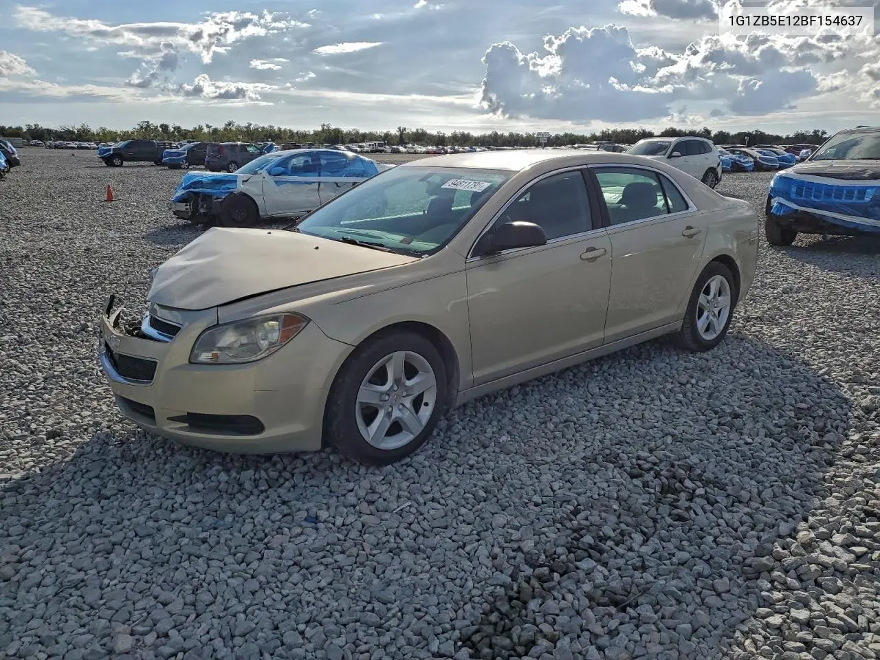 1G1ZB5E12BF154637 2011 Chevrolet Malibu Ls