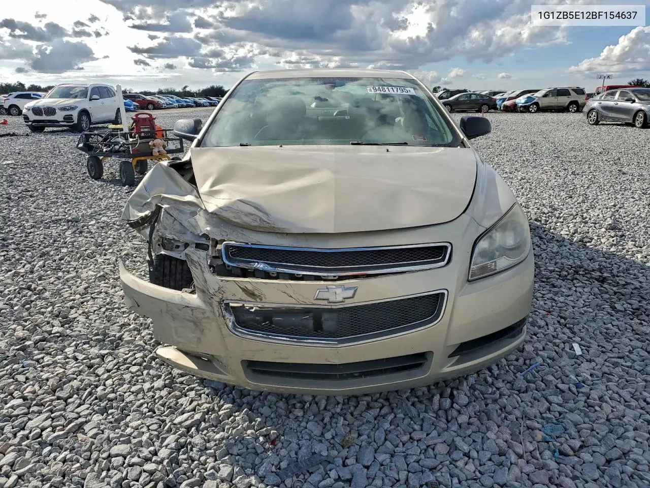 1G1ZB5E12BF154637 2011 Chevrolet Malibu Ls