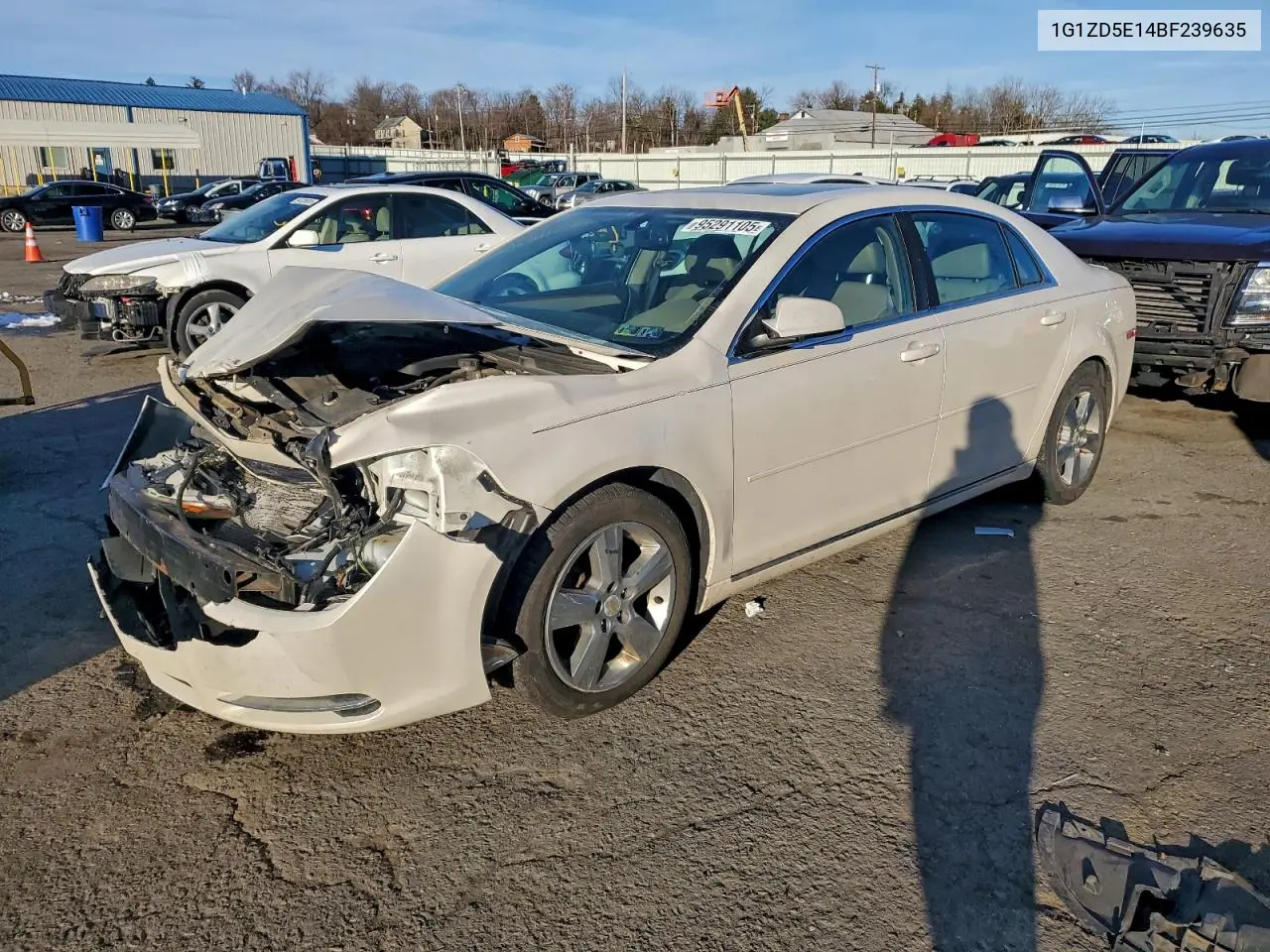 1G1ZD5E14BF239635 2011 Chevrolet Malibu 2Lt