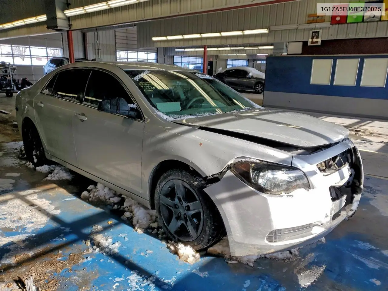 1G1ZA5EU6BF320025 2011 Chevrolet Malibu Ls