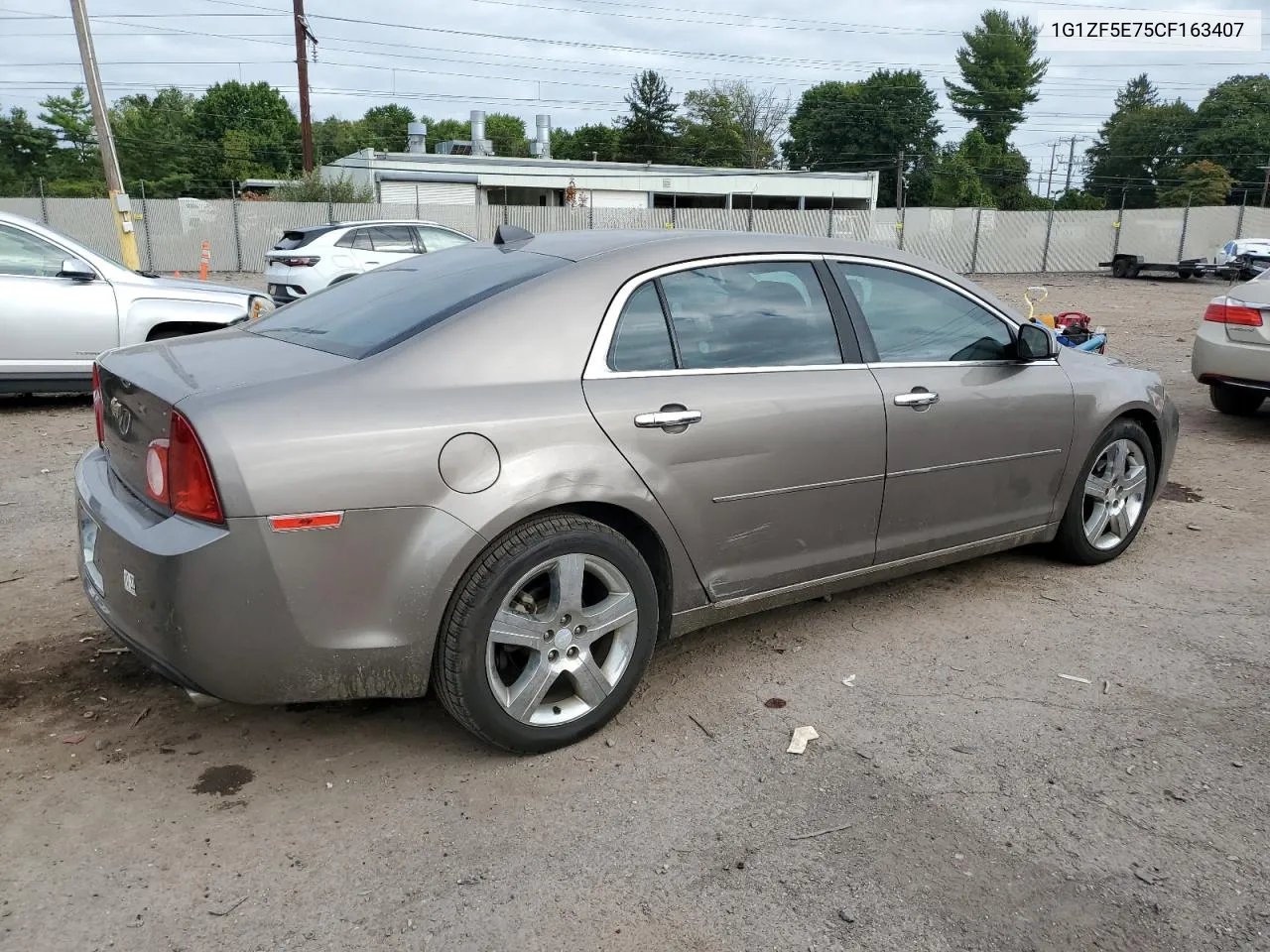 2012 Chevrolet Malibu 3Lt VIN: 1G1ZF5E75CF163407 Lot: 70452944