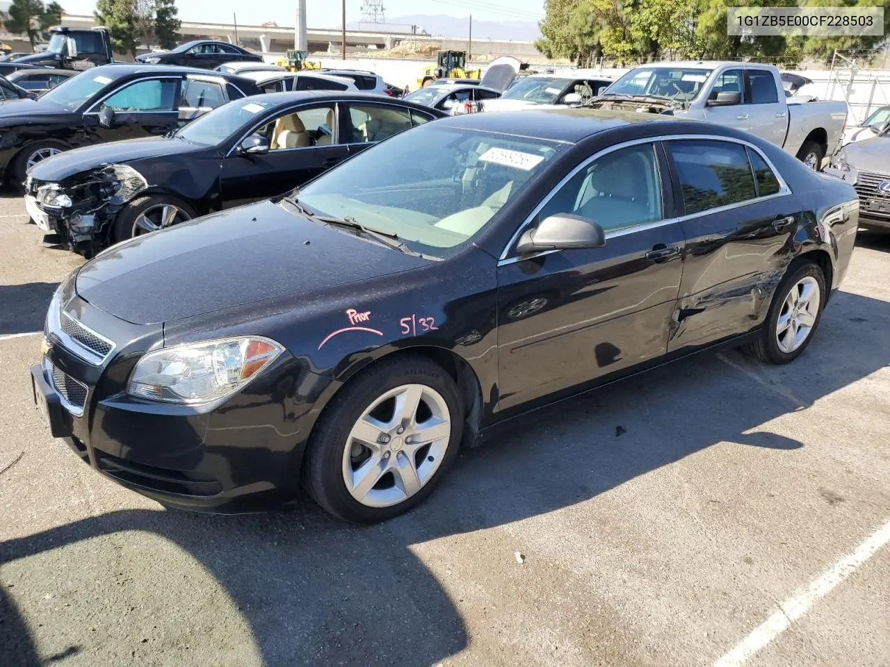 1G1ZB5E00CF228503 2012 Chevrolet Malibu Ls