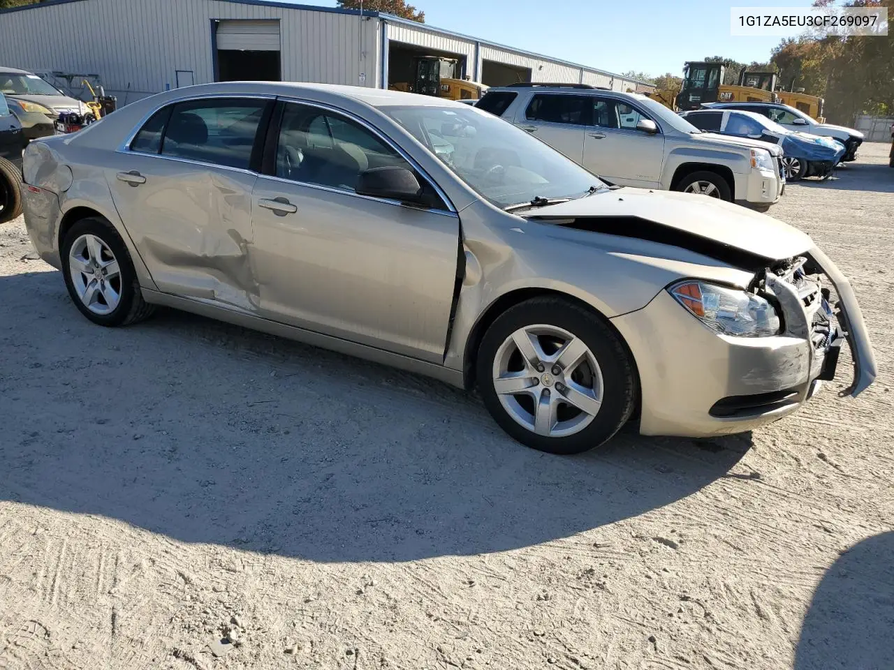 1G1ZA5EU3CF269097 2012 Chevrolet Malibu Ls