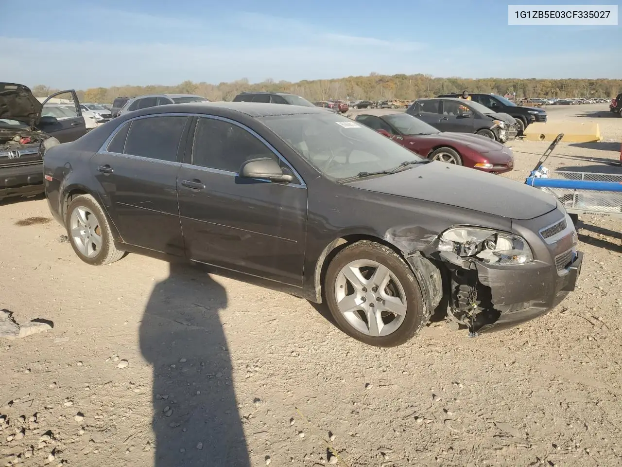 1G1ZB5E03CF335027 2012 Chevrolet Malibu Ls