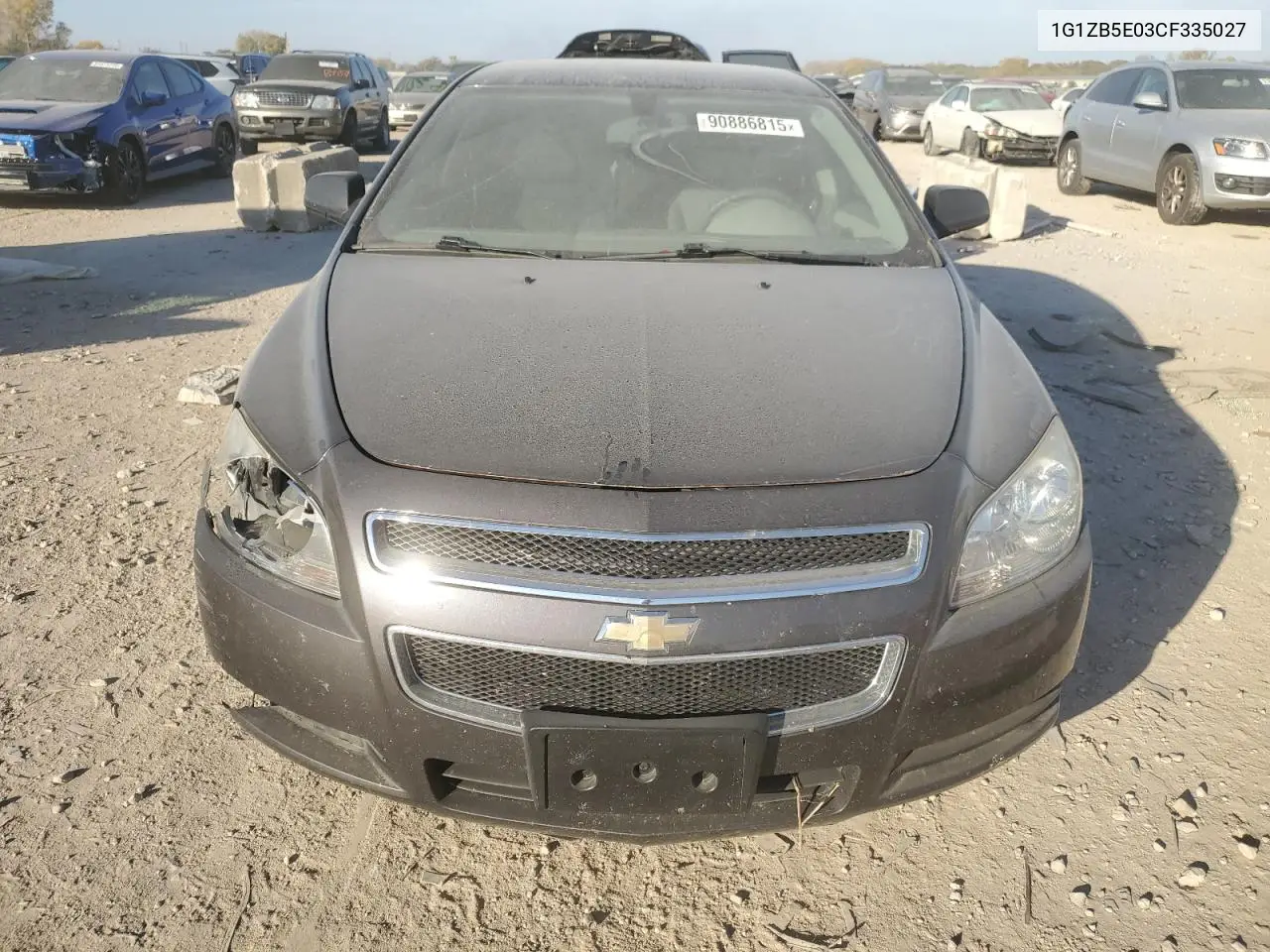 1G1ZB5E03CF335027 2012 Chevrolet Malibu Ls