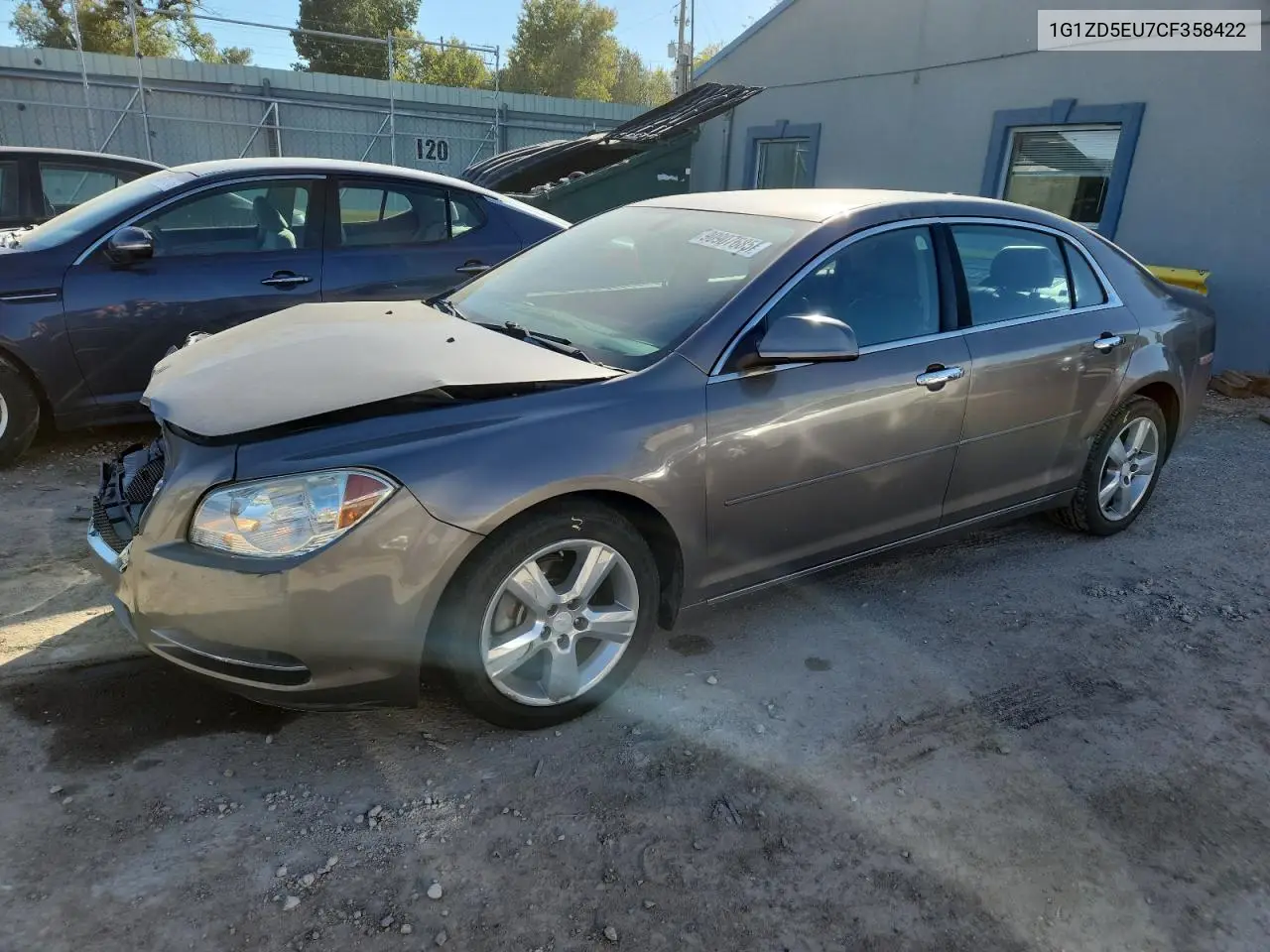 1G1ZD5EU7CF358422 2012 Chevrolet Malibu 2Lt