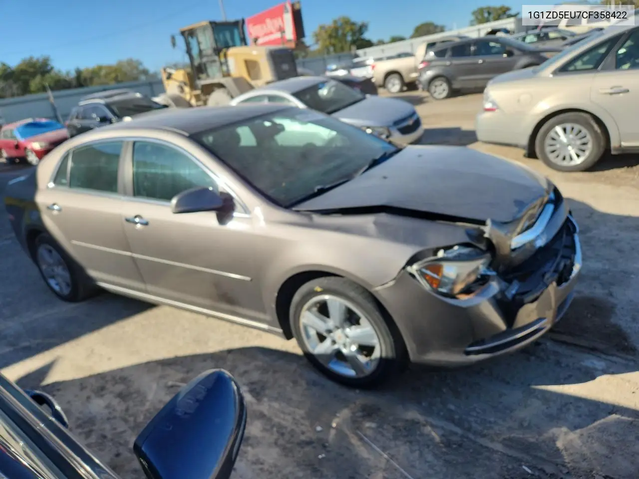 1G1ZD5EU7CF358422 2012 Chevrolet Malibu 2Lt