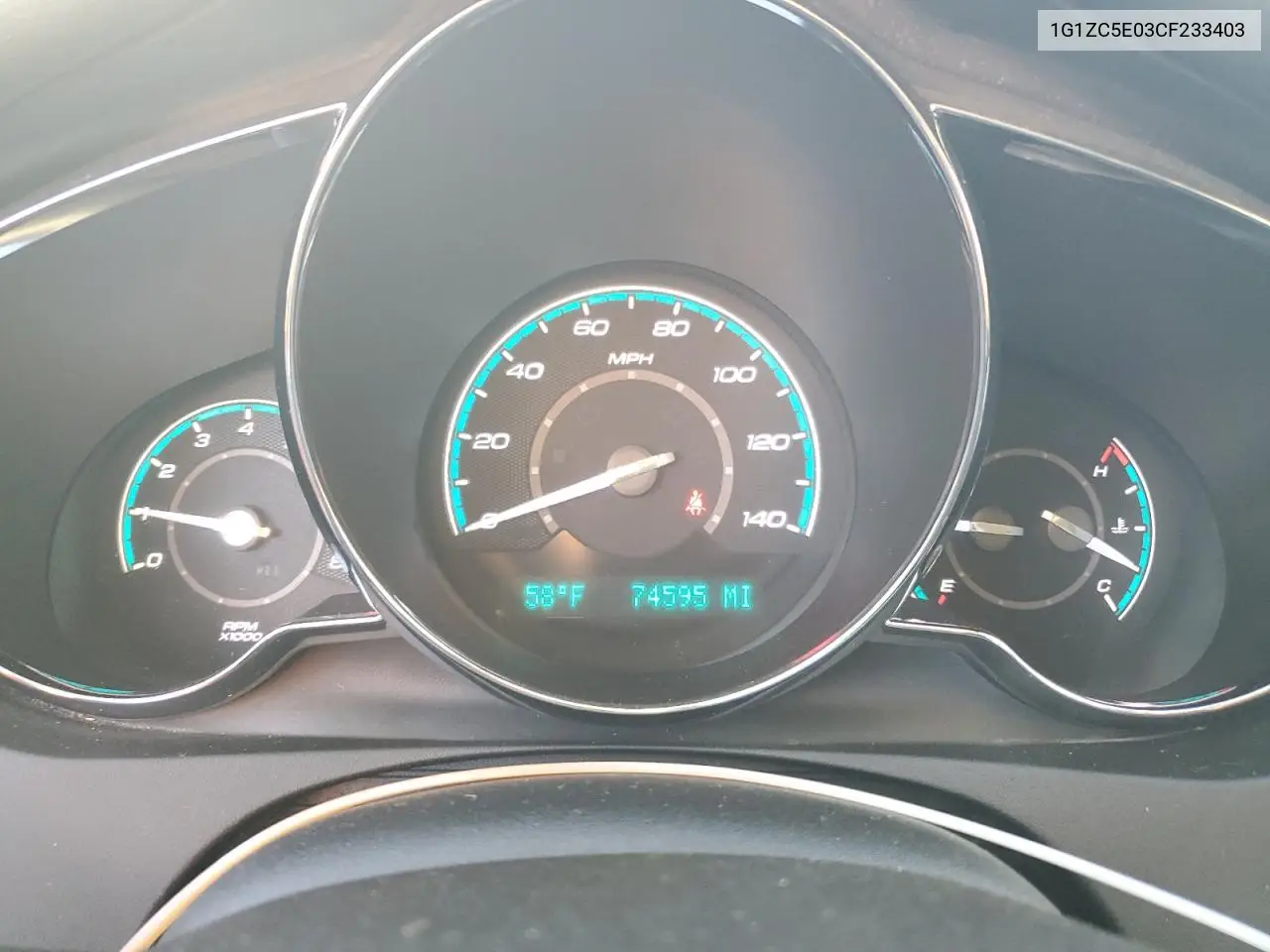 1G1ZC5E03CF233403 2012 Chevrolet Malibu 1Lt
