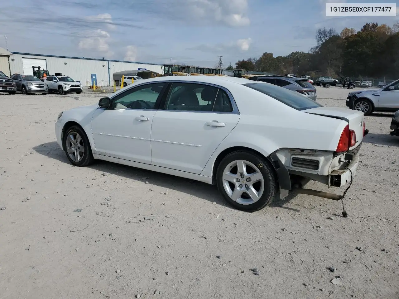 1G1ZB5E0XCF177477 2012 Chevrolet Malibu Ls