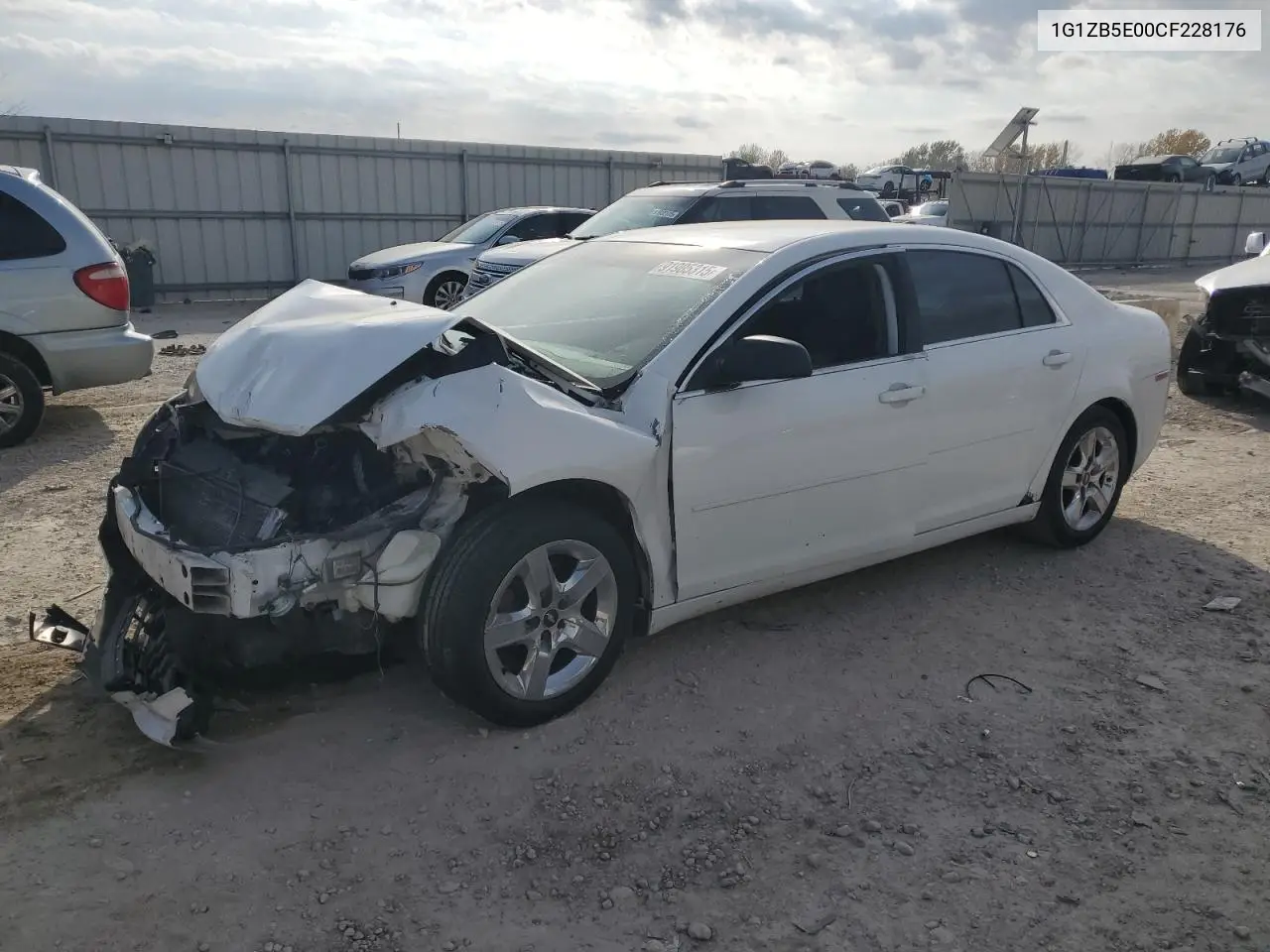 1G1ZB5E00CF228176 2012 Chevrolet Malibu Ls