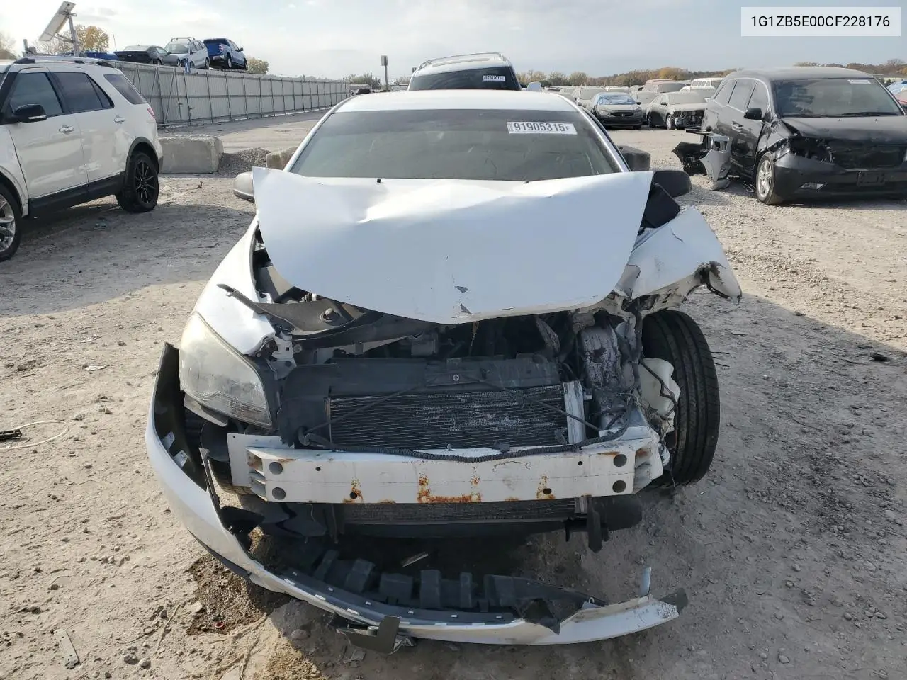 1G1ZB5E00CF228176 2012 Chevrolet Malibu Ls