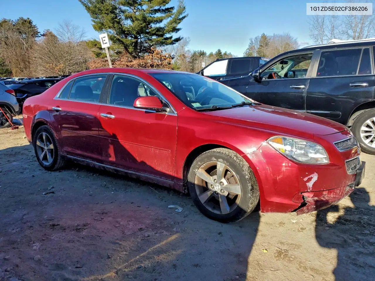 1G1ZD5E02CF386206 2012 Chevrolet Malibu 2Lt