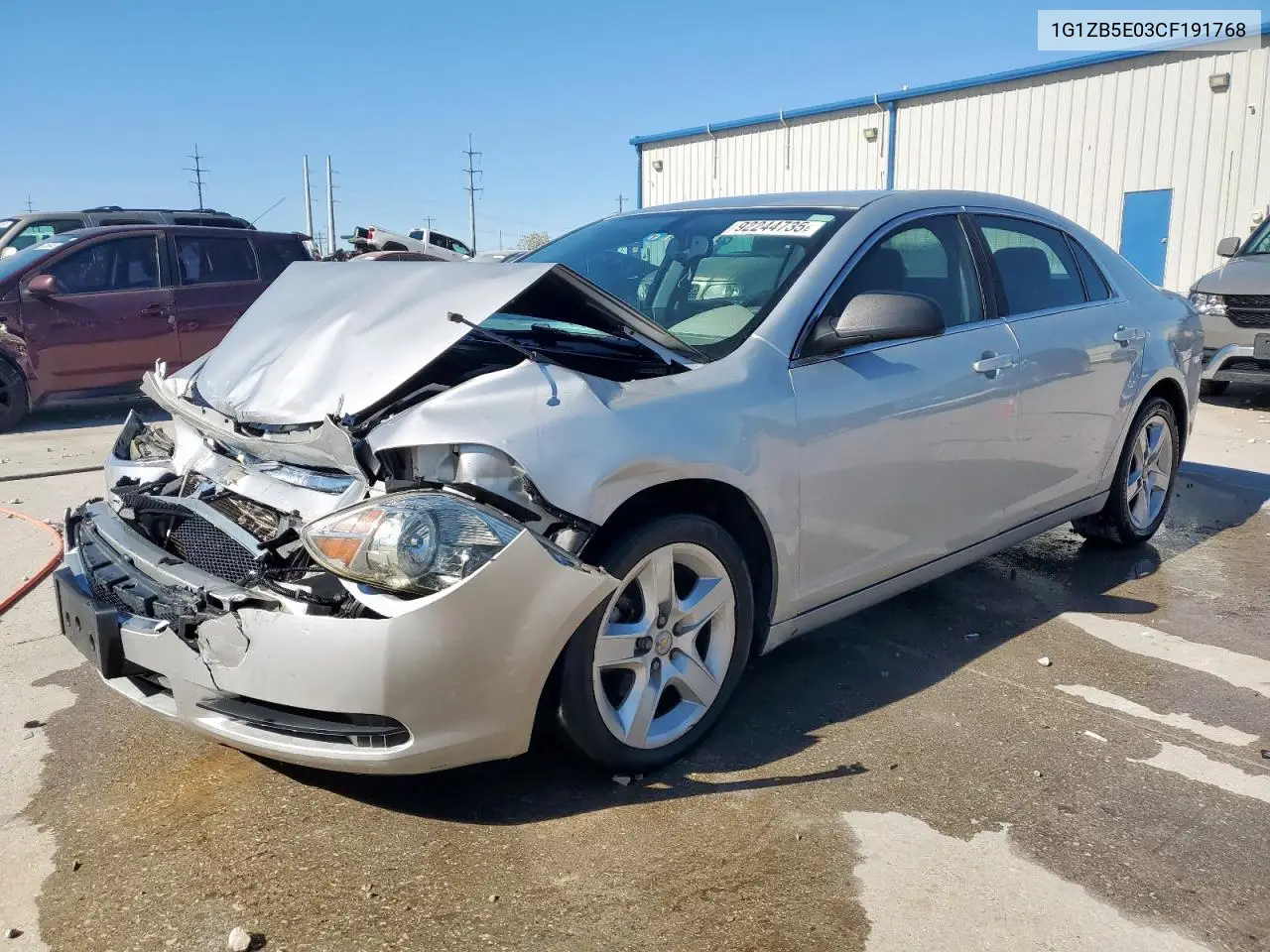 1G1ZB5E03CF191768 2012 Chevrolet Malibu Ls