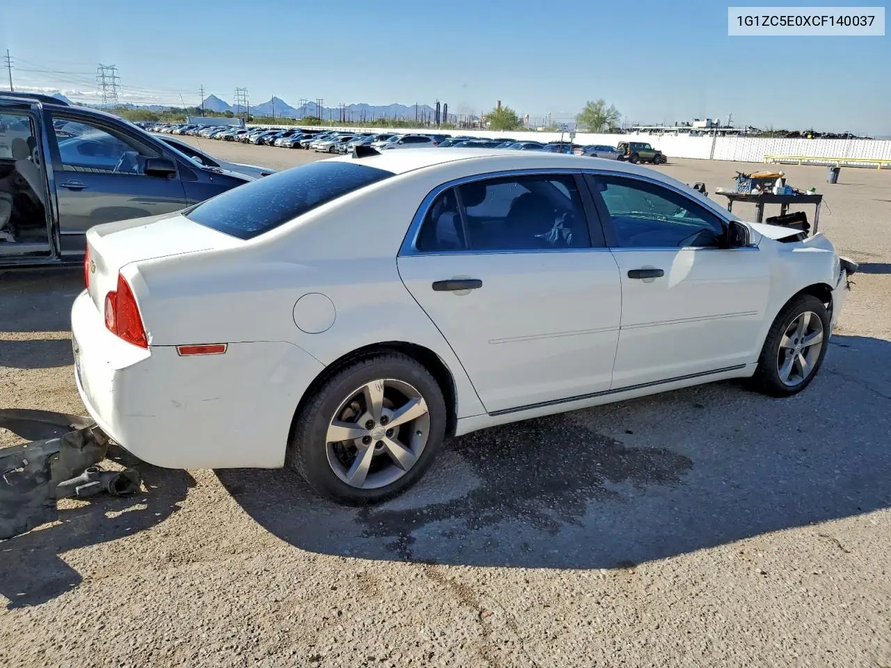 1G1ZC5E0XCF140037 2012 Chevrolet Malibu 1Lt