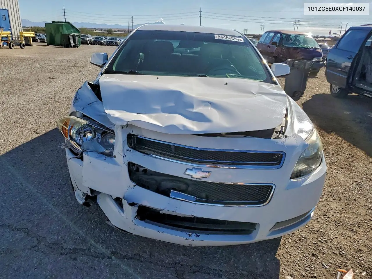 1G1ZC5E0XCF140037 2012 Chevrolet Malibu 1Lt