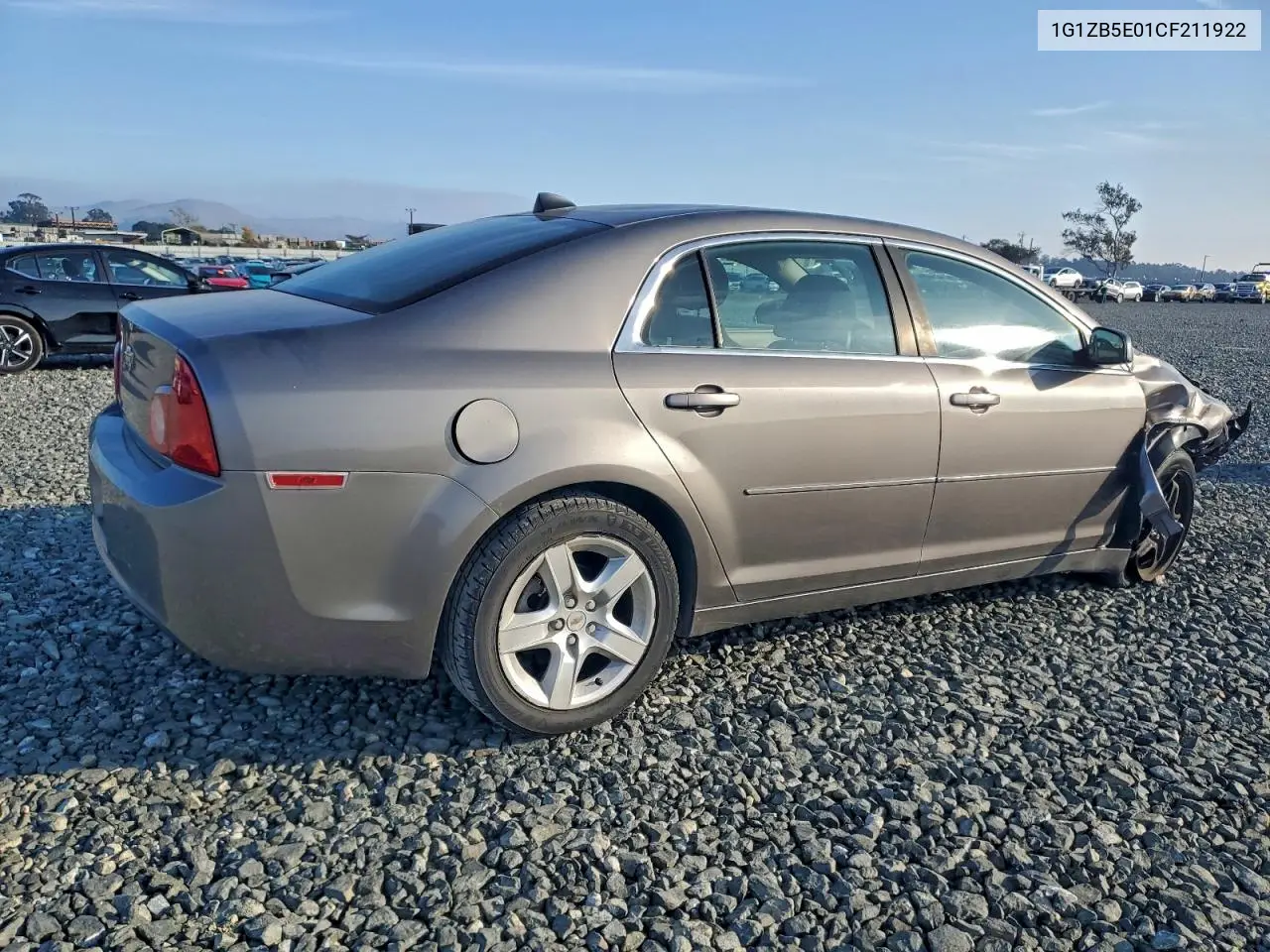 1G1ZB5E01CF211922 2012 Chevrolet Malibu Ls