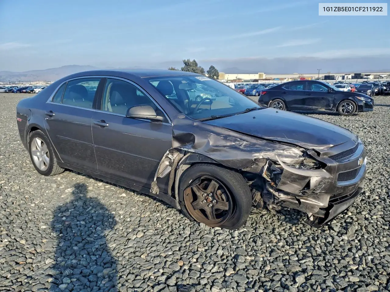 1G1ZB5E01CF211922 2012 Chevrolet Malibu Ls