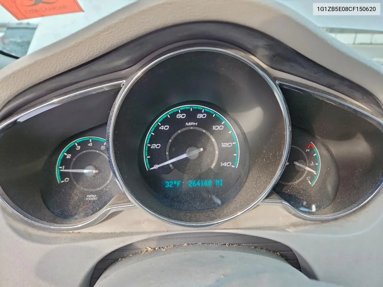 1G1ZB5E08CF150620 2012 Chevrolet Malibu Ls
