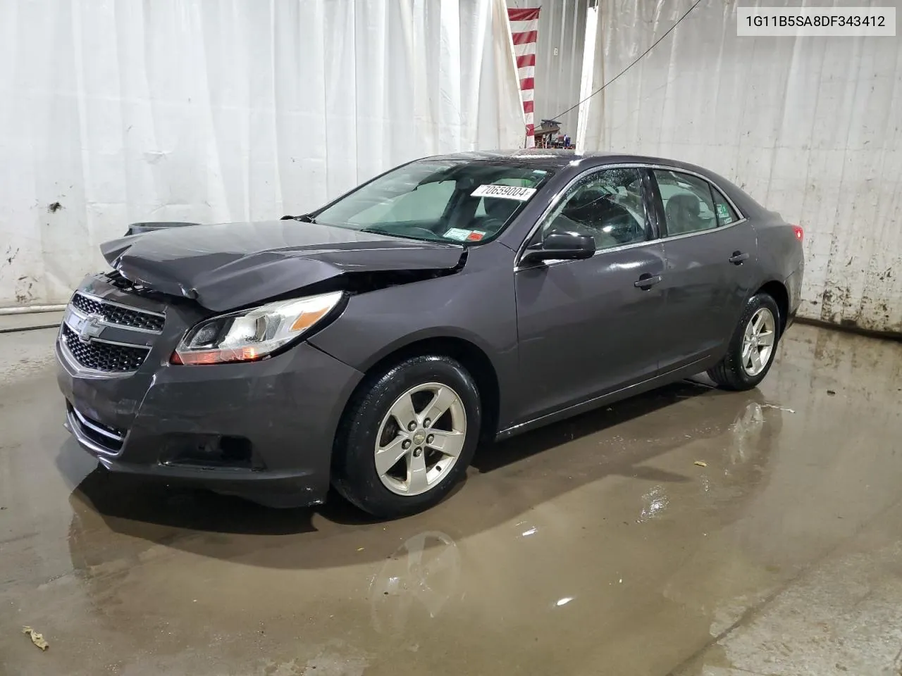 2013 Chevrolet Malibu Ls VIN: 1G11B5SA8DF343412 Lot: 70659004