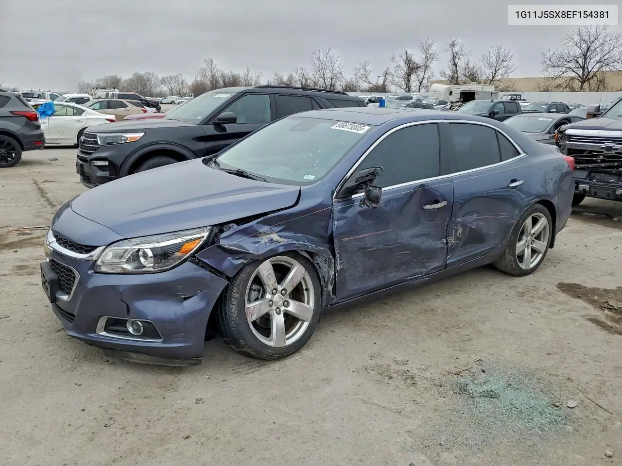 1G11J5SX8EF154381 2014 Chevrolet Malibu Ltz