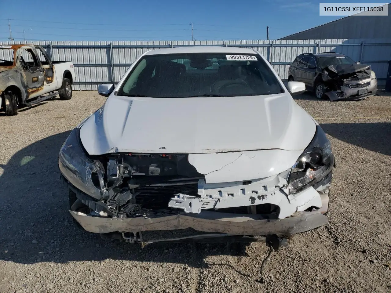 1G11C5SLXEF115038 2014 Chevrolet Malibu 1Lt