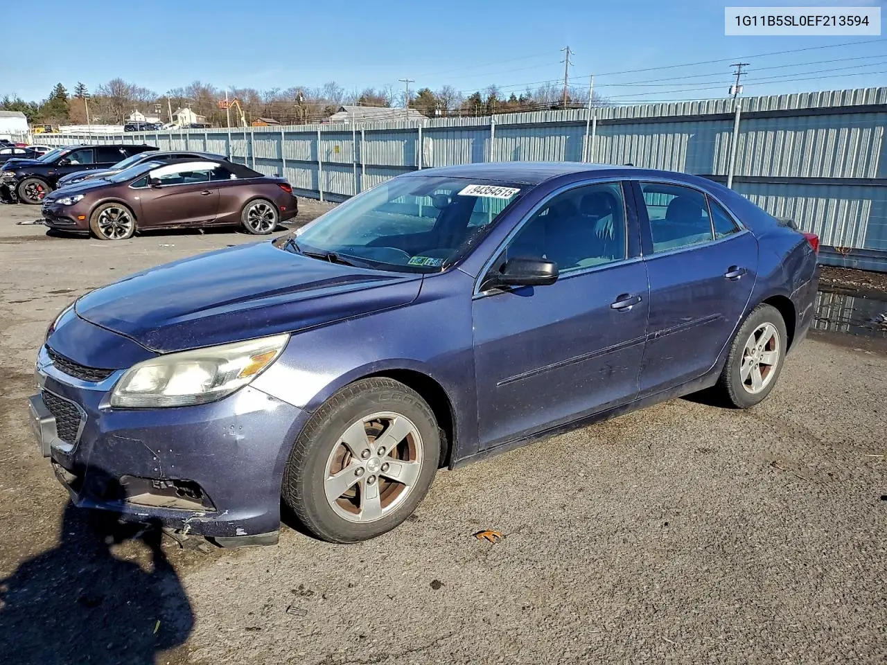1G11B5SL0EF213594 2014 Chevrolet Malibu Ls