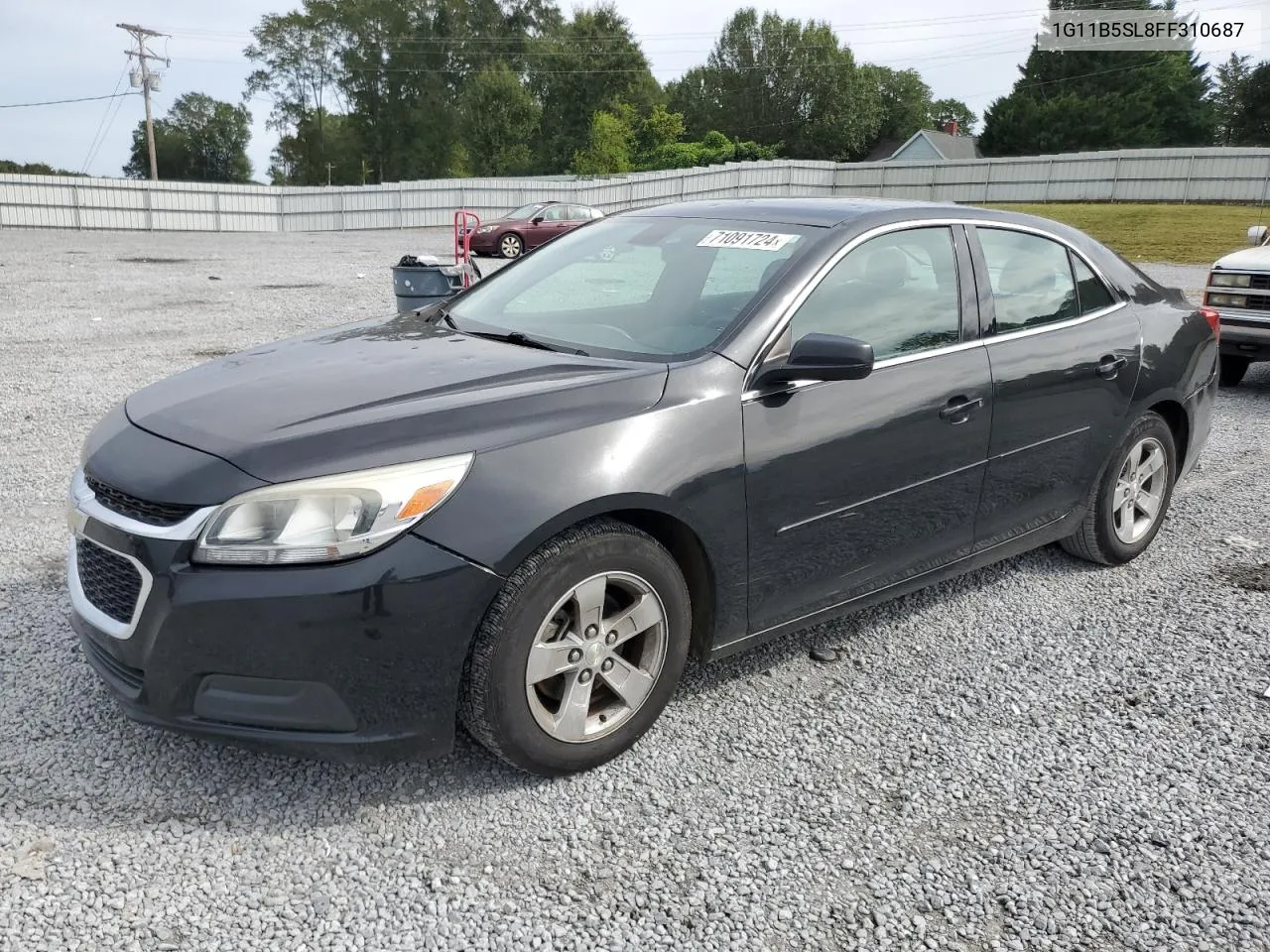 1G11B5SL8FF310687 2015 Chevrolet Malibu Ls