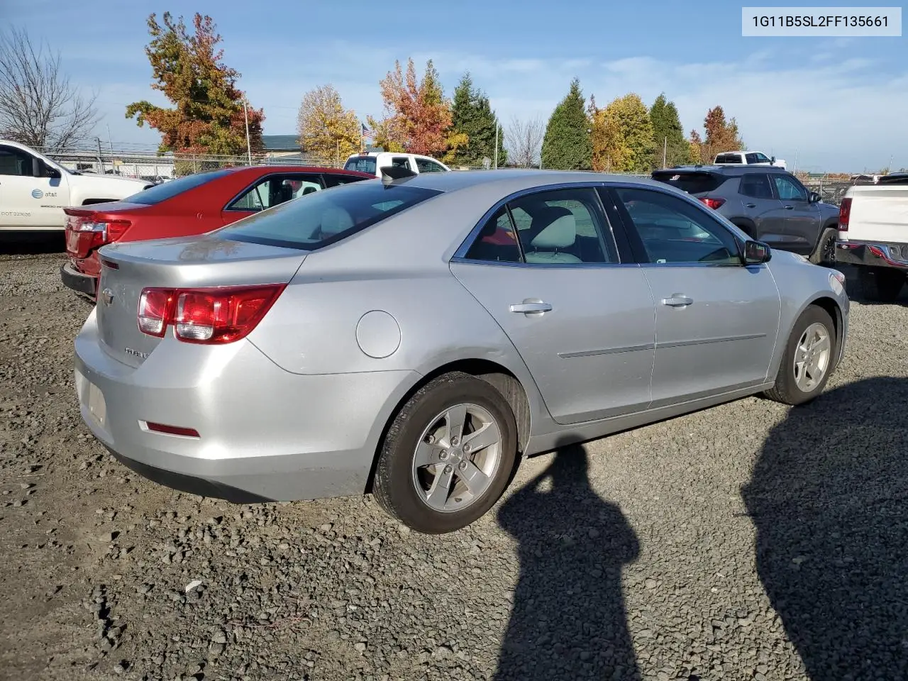 1G11B5SL2FF135661 2015 Chevrolet Malibu Ls