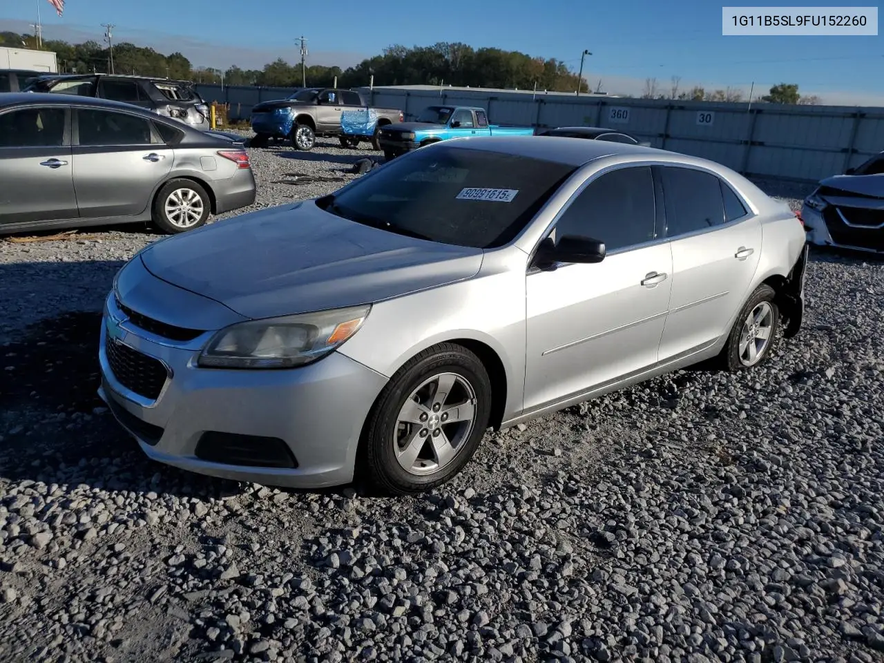 1G11B5SL9FU152260 2015 Chevrolet Malibu Ls