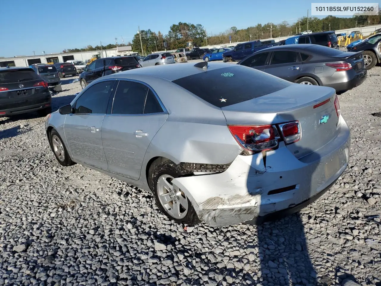 1G11B5SL9FU152260 2015 Chevrolet Malibu Ls