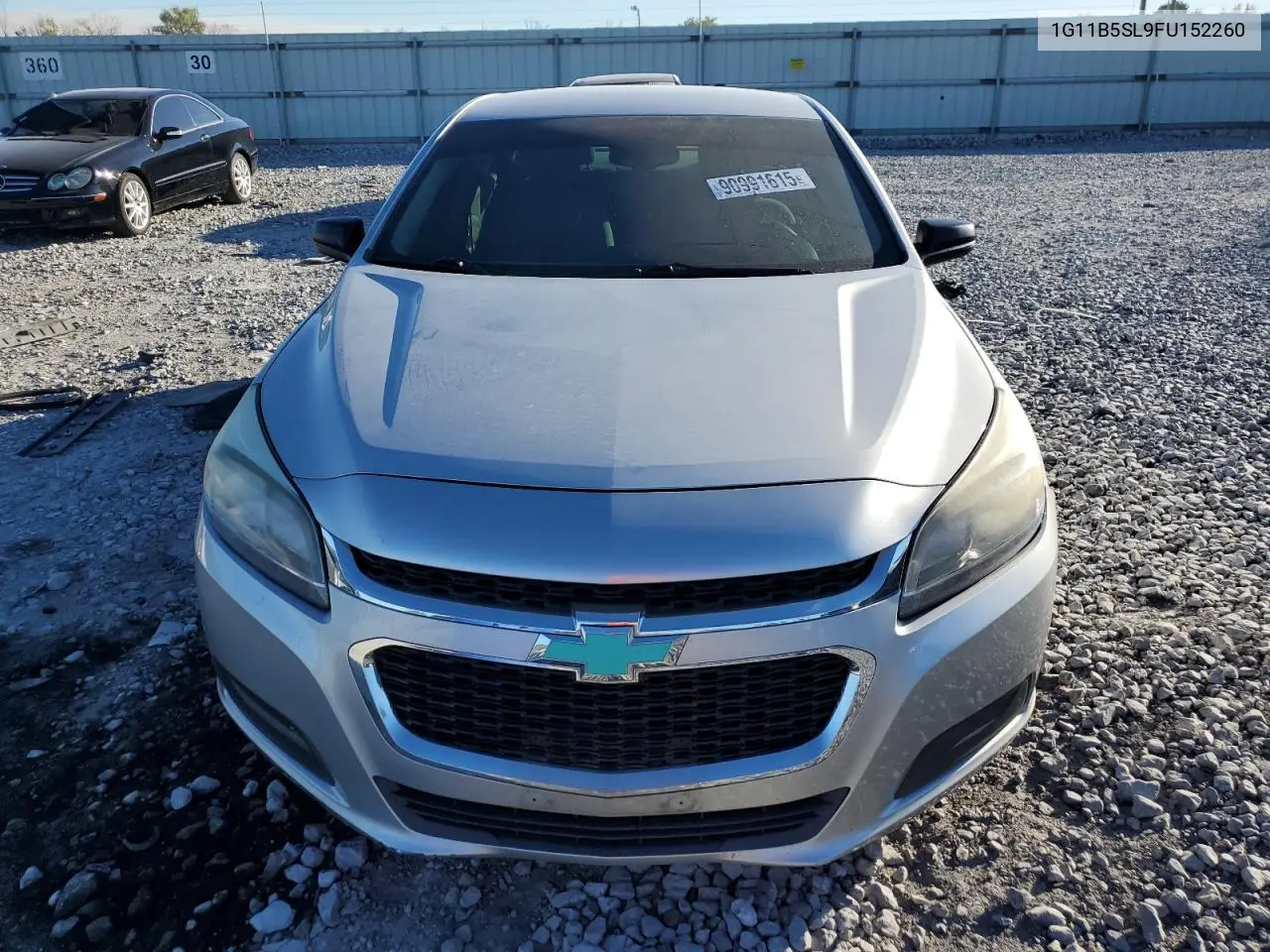 1G11B5SL9FU152260 2015 Chevrolet Malibu Ls
