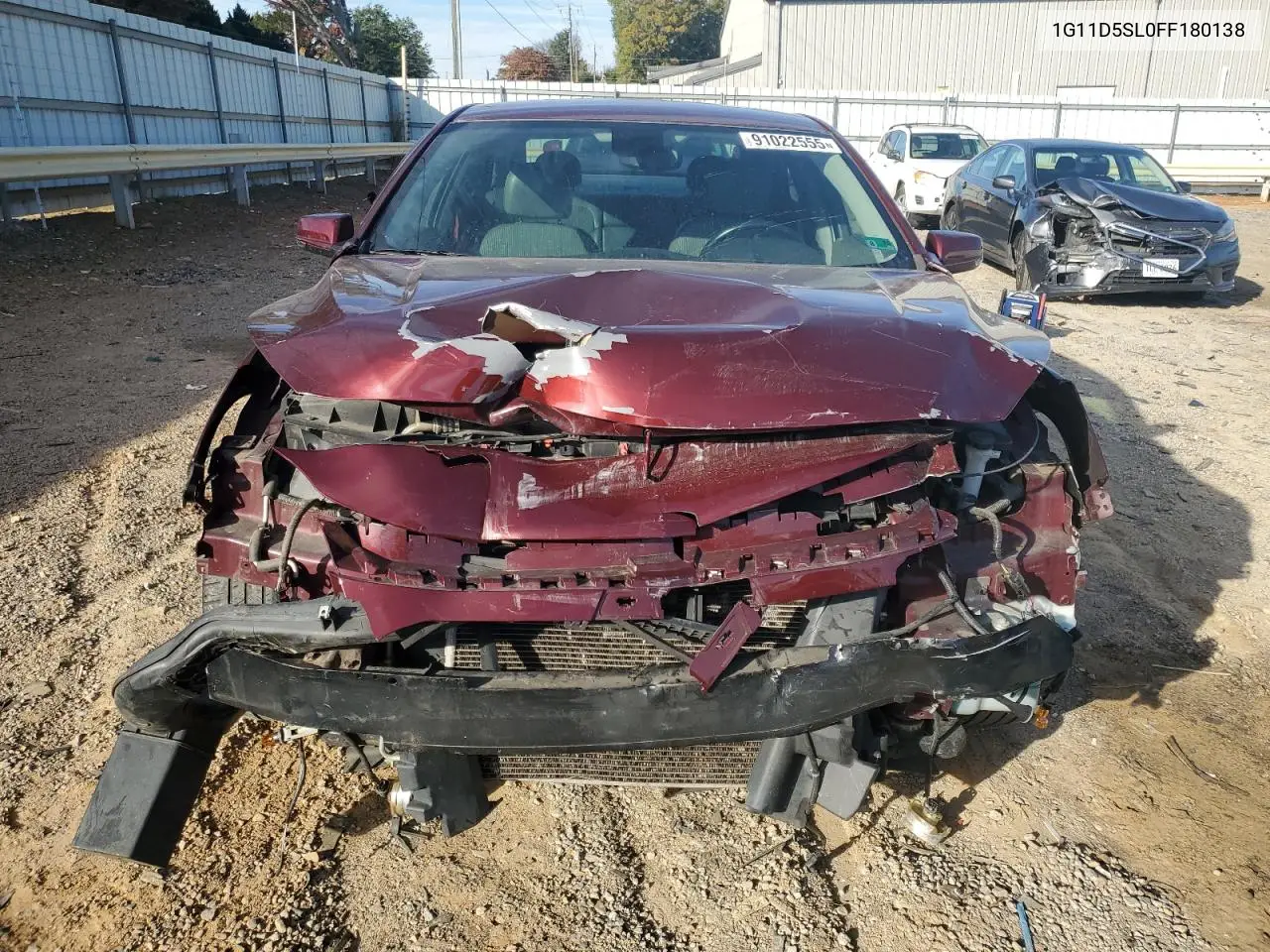 1G11D5SL0FF180138 2015 Chevrolet Malibu 2Lt