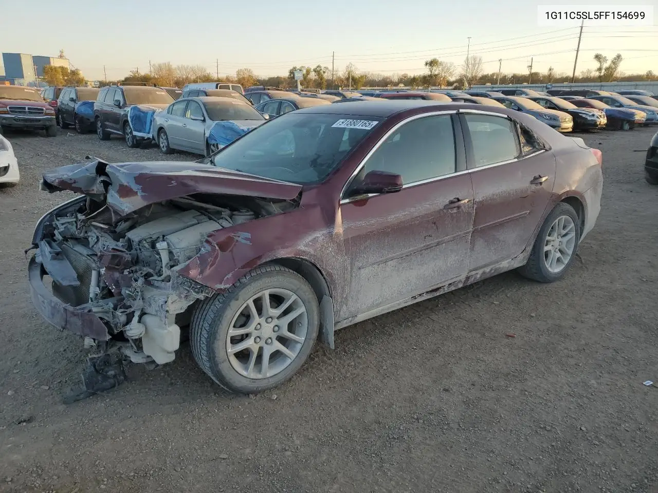 1G11C5SL5FF154699 2015 Chevrolet Malibu 1Lt